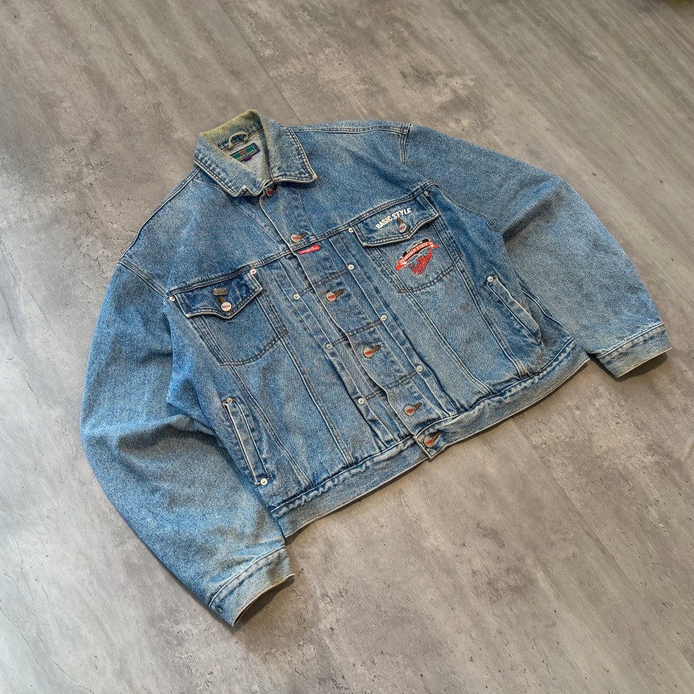 Vintage VTG Y2K 2000's 00's High State Type II 2  Blue Denim Jeans Jacket